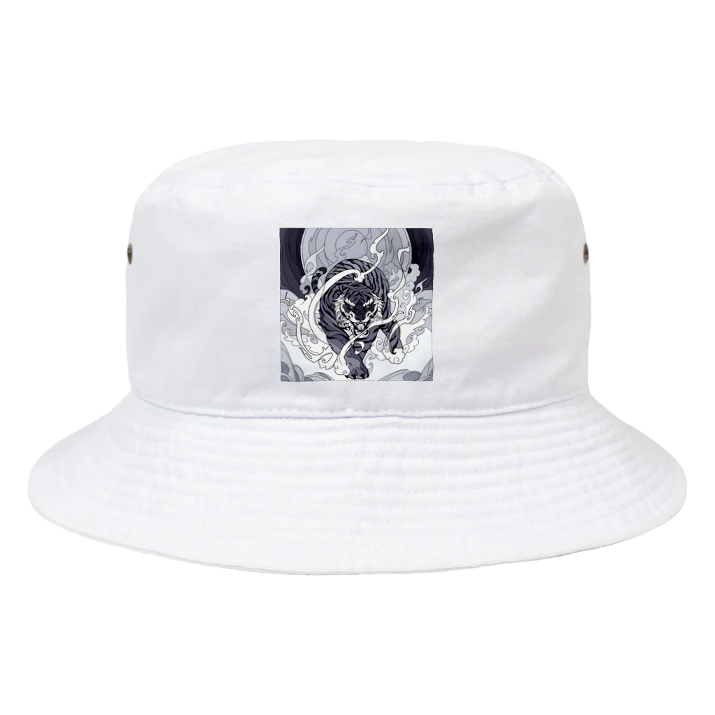 Moichi Designs Shop-2023の神虎 Bucket Hat