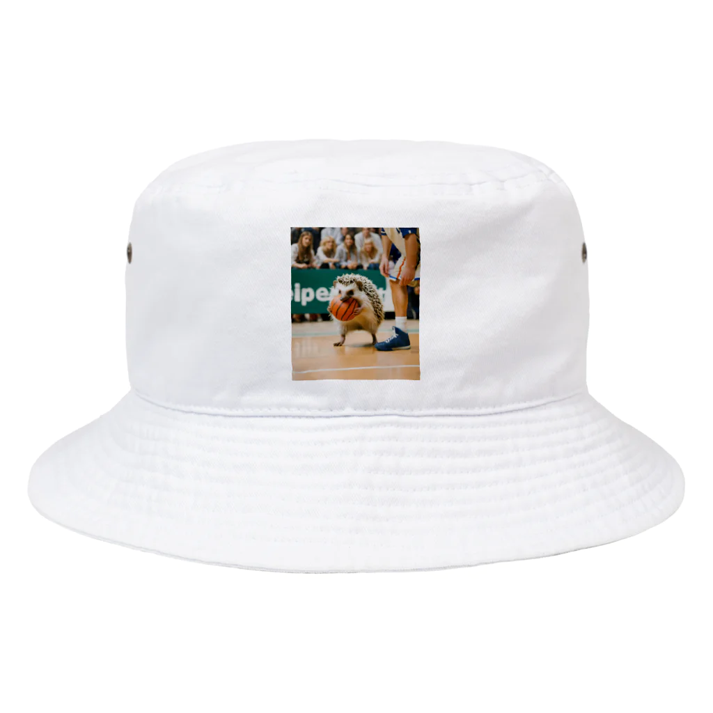 すみのーるのバスケをするハリネズミ Bucket Hat