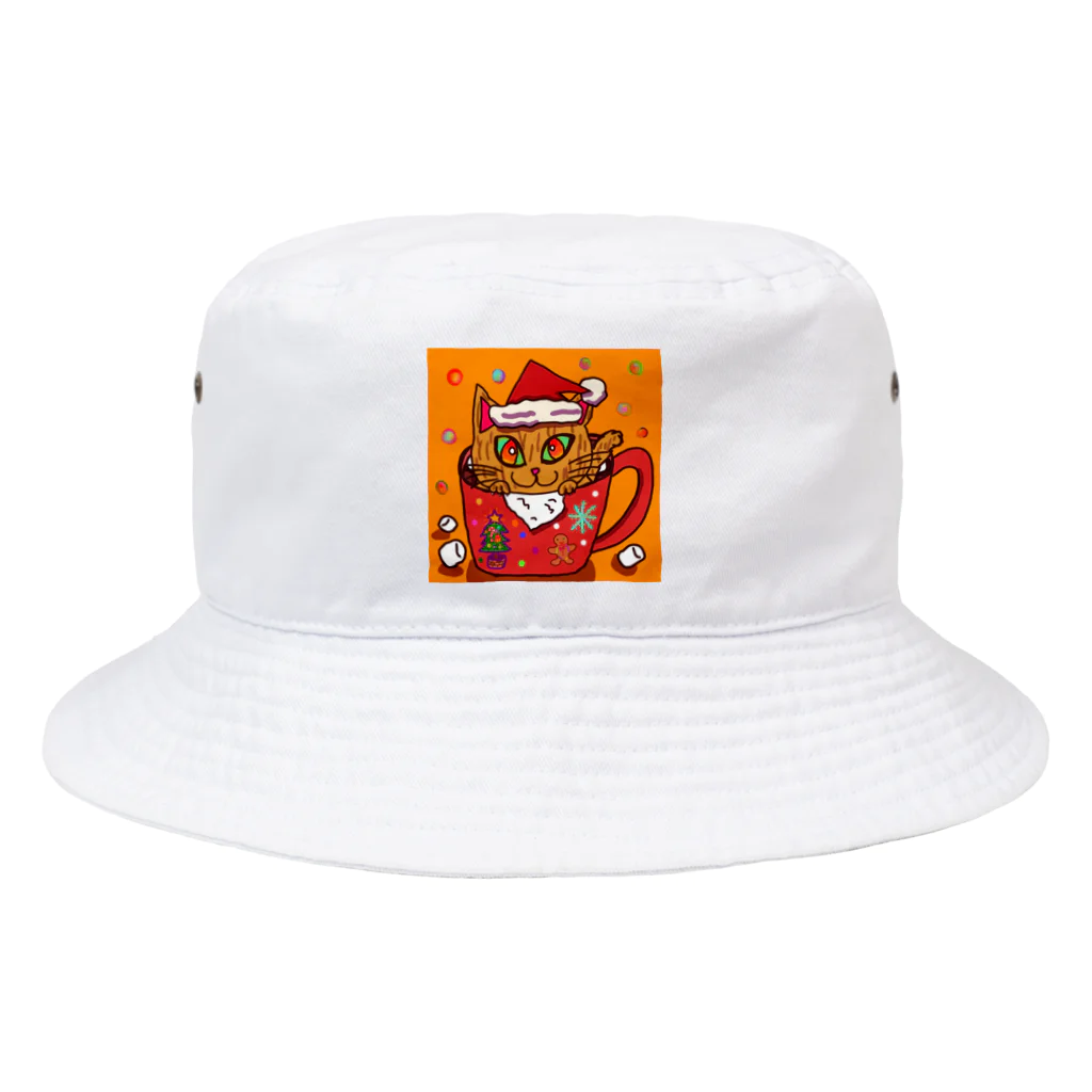 MAのクリスマスにゃんこ Bucket Hat