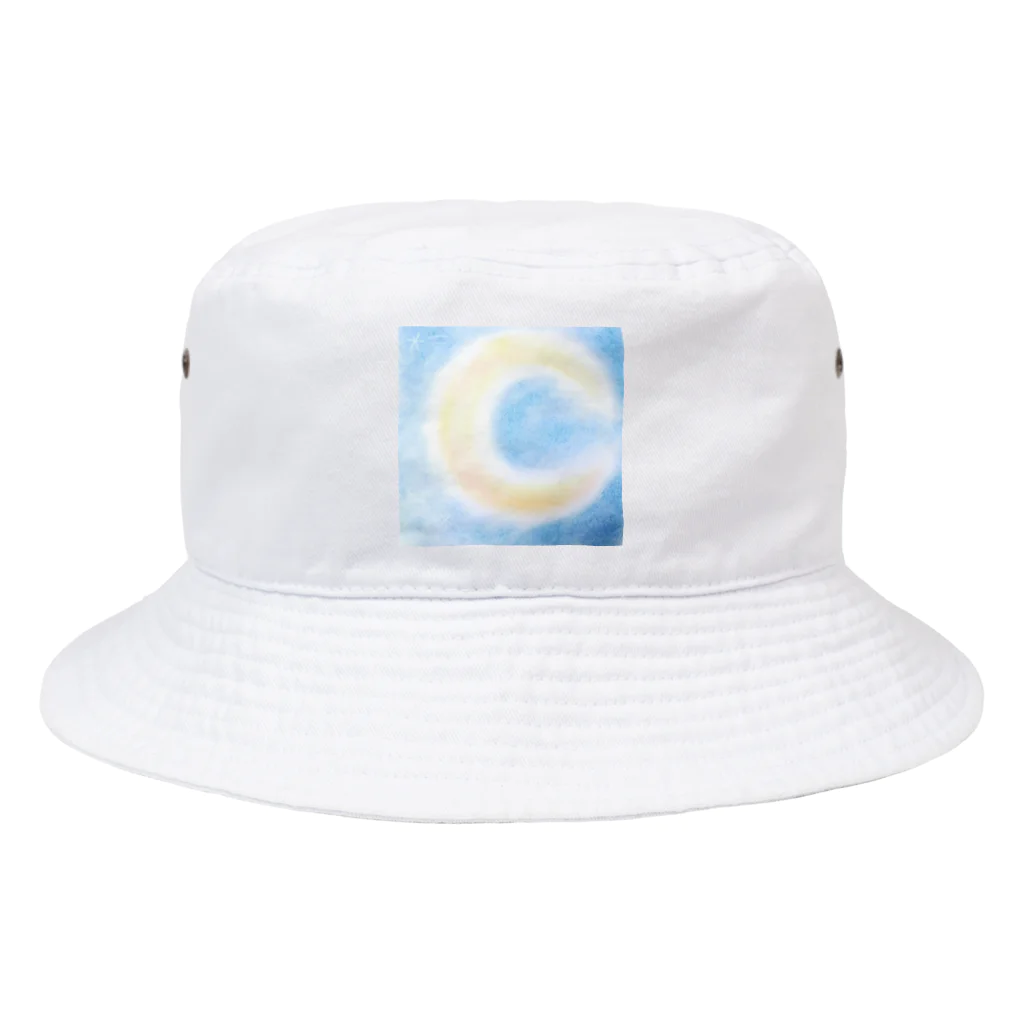 もなころショップの三日月　パステルアート Bucket Hat