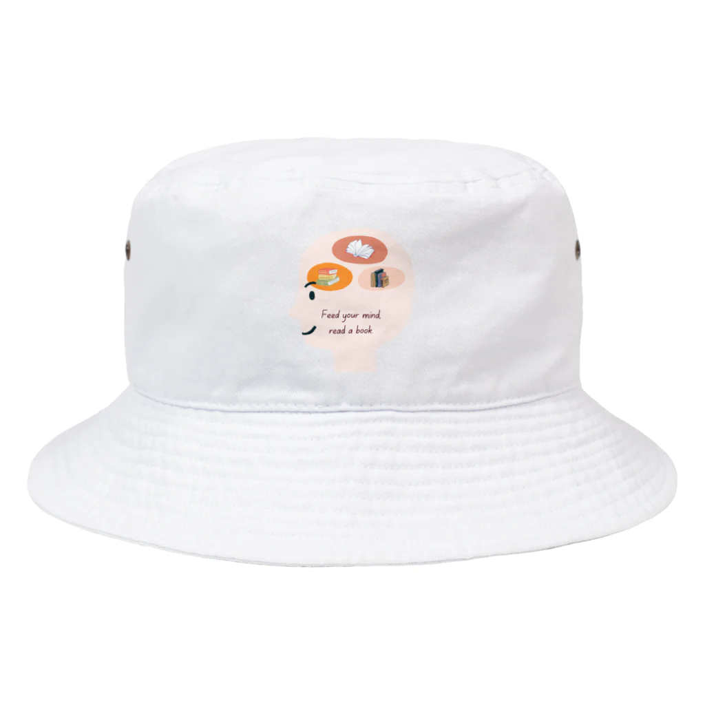 奏桃服店の本は栄養 Bucket Hat