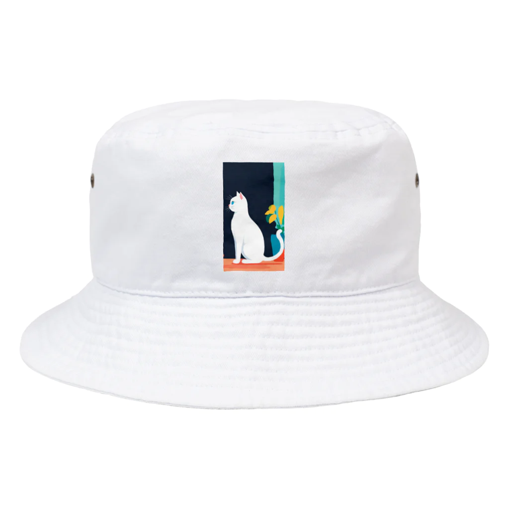 cute_wing      ~variety store~の白猫 Bucket Hat