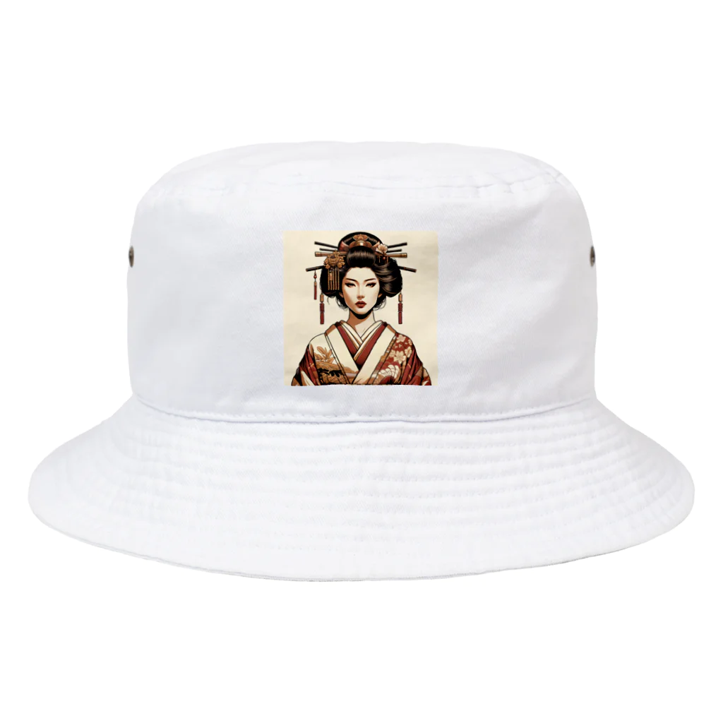 Emerald Canopyの和の粋を纏う、優美な姿Elegance in tradition, a vision of grace. Bucket Hat