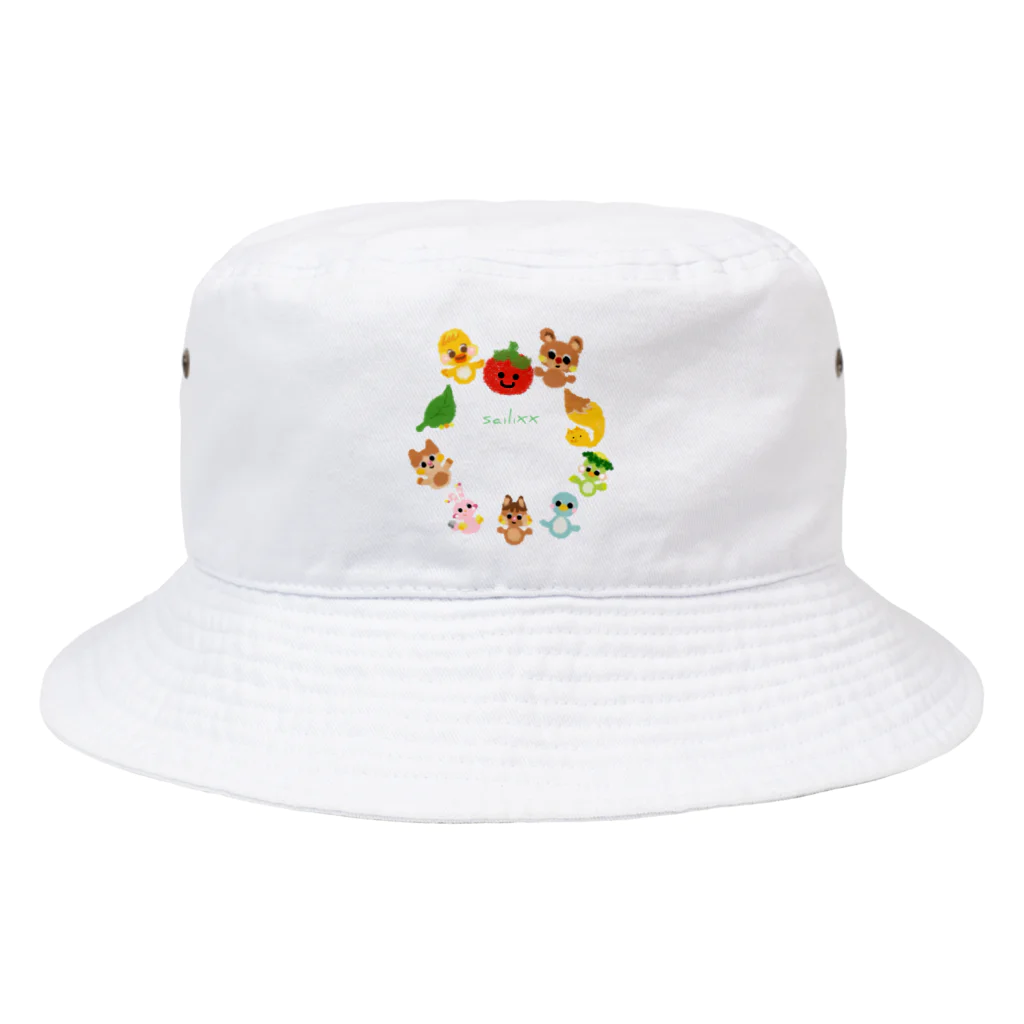 sailixxのcutefriends_仲間 Bucket Hat