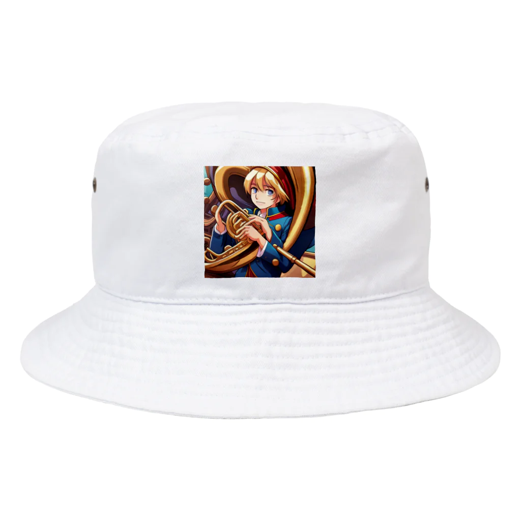 ほっこり絵音舎の楽器とたわむれ Bucket Hat