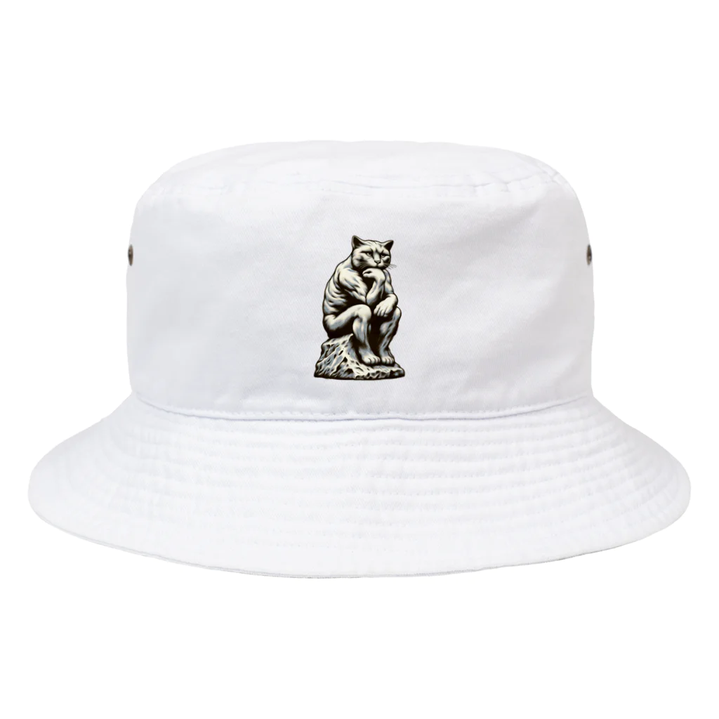 Urban A24の【Thinks】考える猫 Thinking Cat Bucket Hat