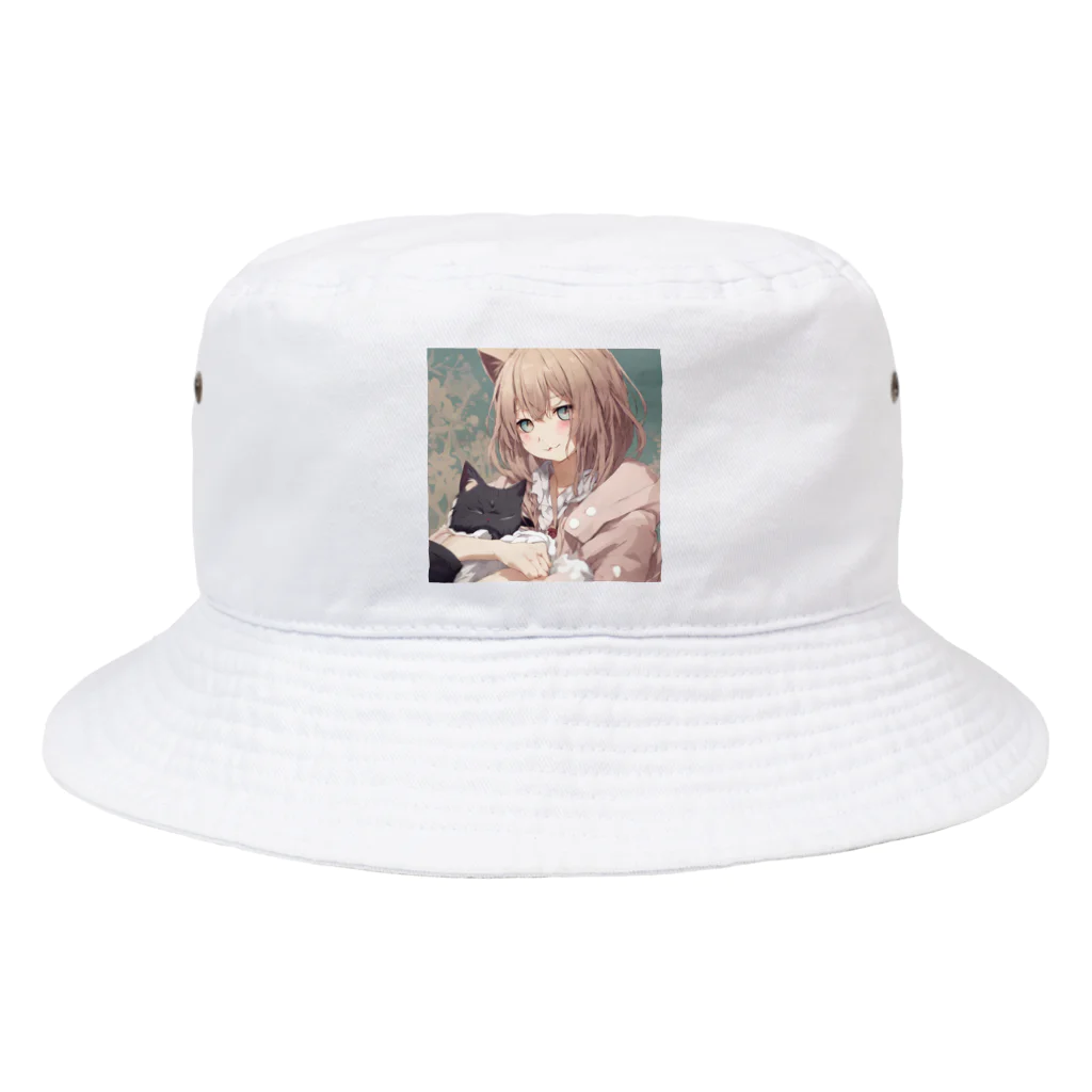 アニマルズの猫と美女 Bucket Hat