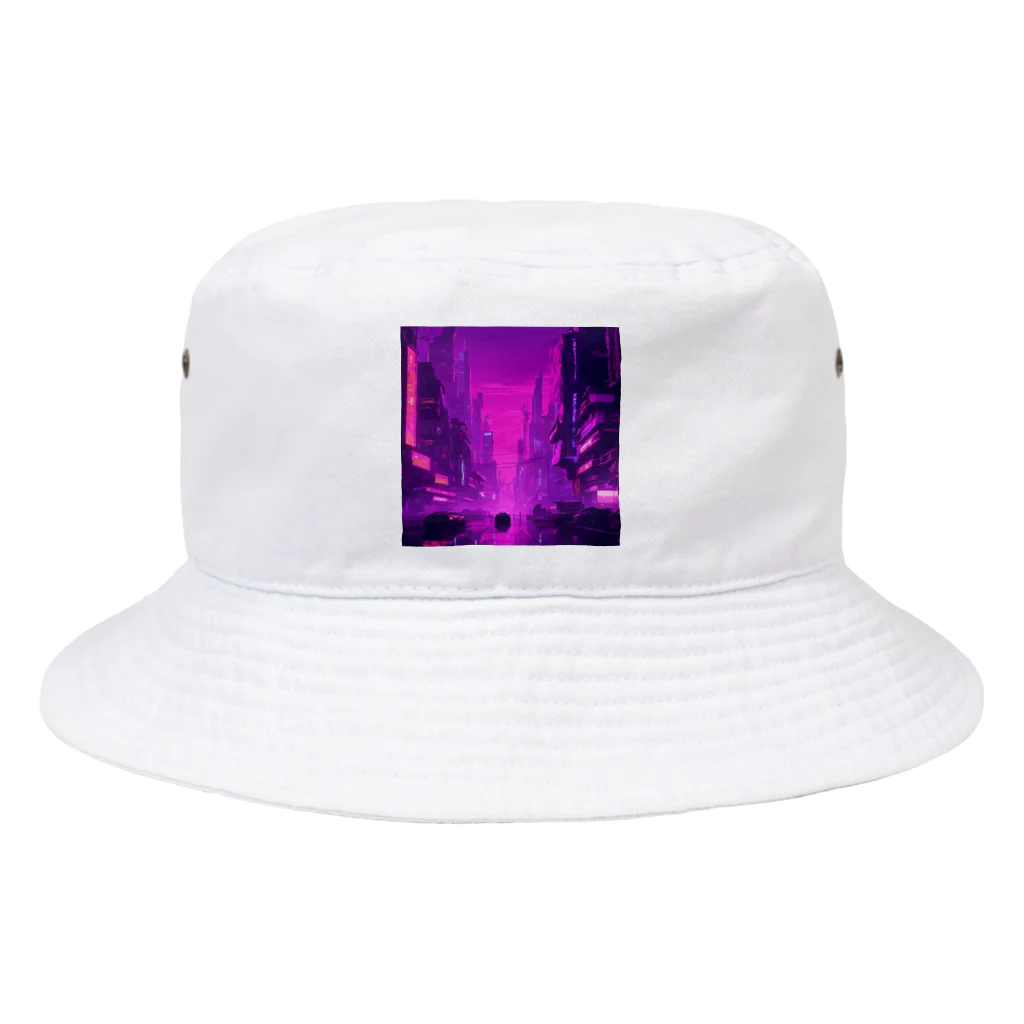 3tomo6's shopのpurple Bucket Hat