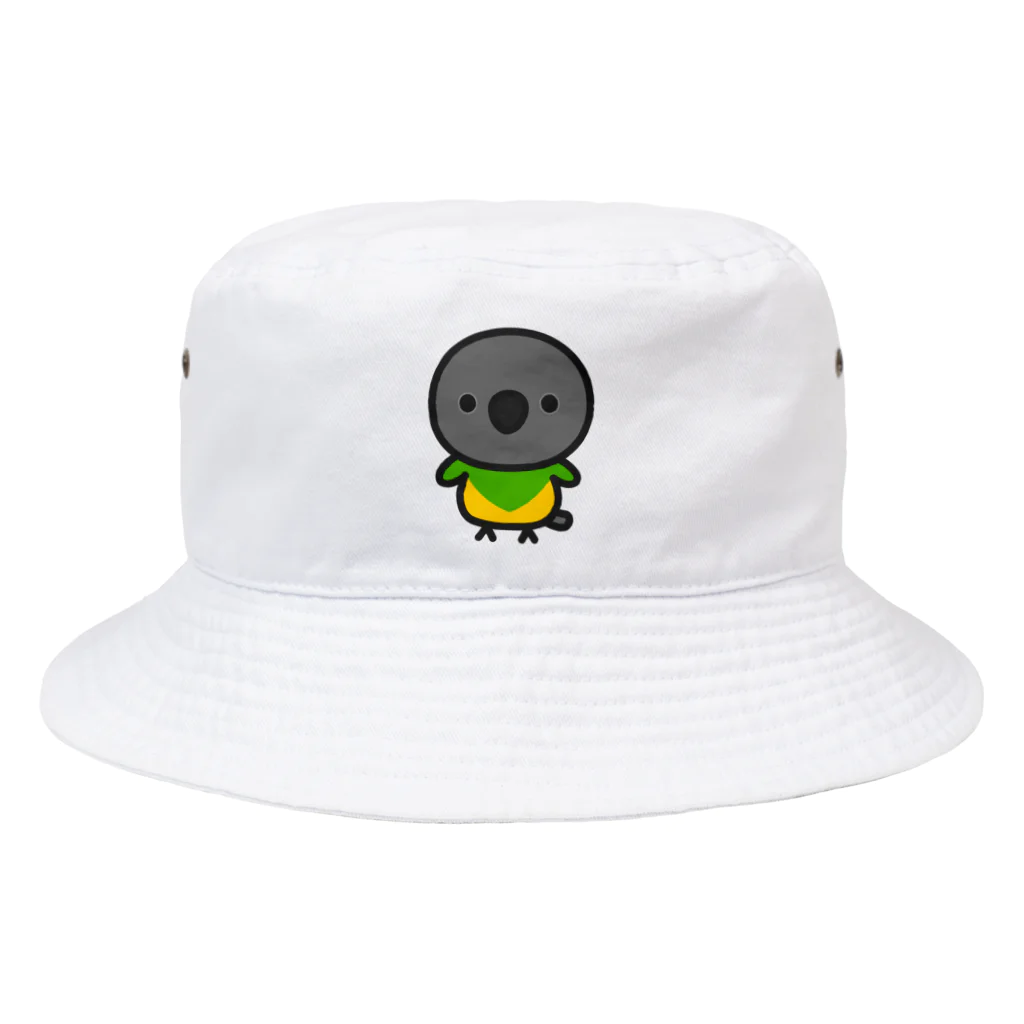 いんこ屋堂のネズミガシラハネナガインコ Bucket Hat