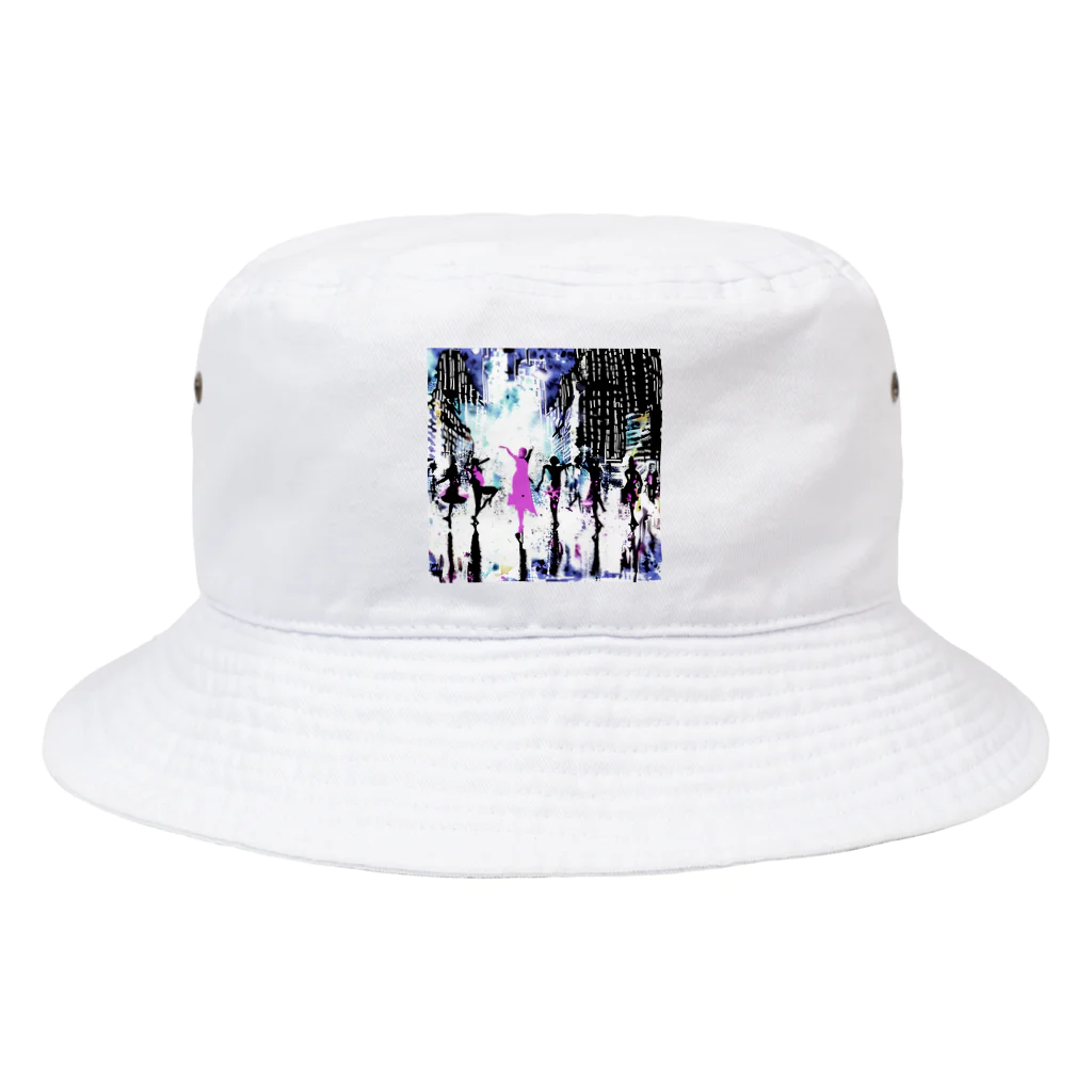 Moichi Designs Shop-2023のnew york dancer Bucket Hat