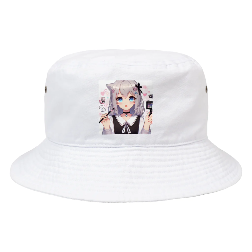 luckyTigerの白髪彼女 Bucket Hat
