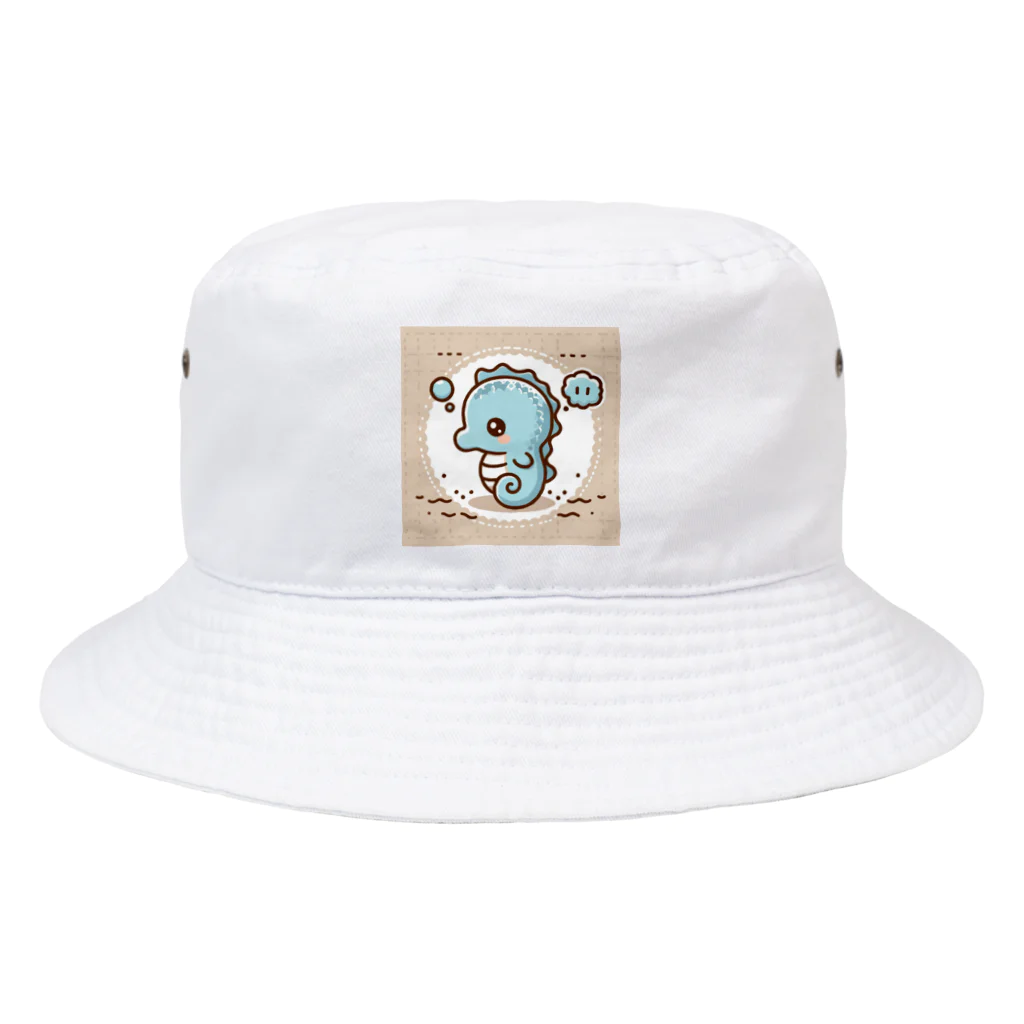 junji8000のかわいいタツノオトシゴ４ Bucket Hat