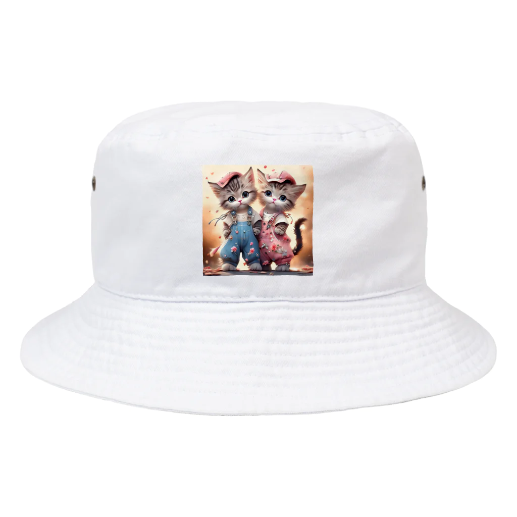 zhaoyushuangの可愛い子猫イラスト Bucket Hat