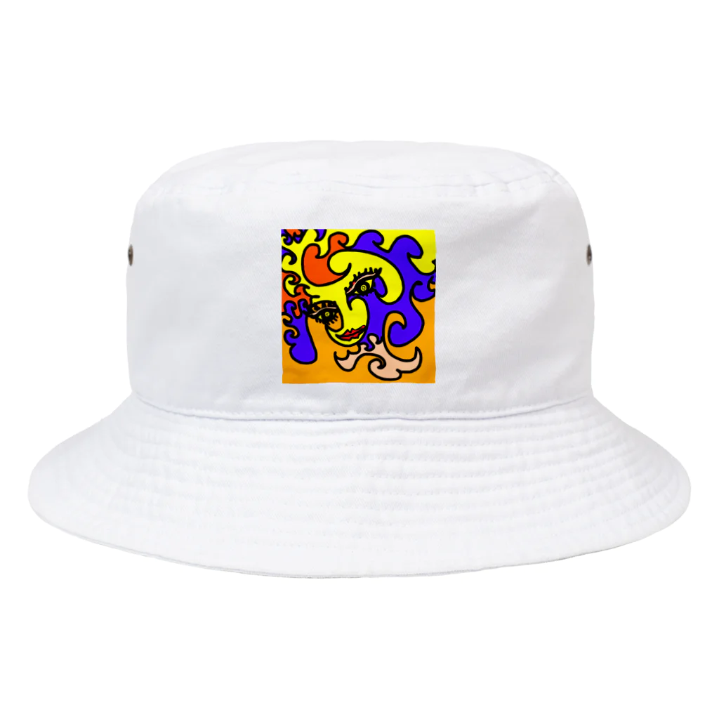 moon_takuanの不思議な女 Bucket Hat