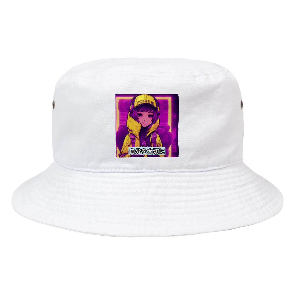 evahmonの光の戦士シリーズ・ひかりちゃん Bucket Hat