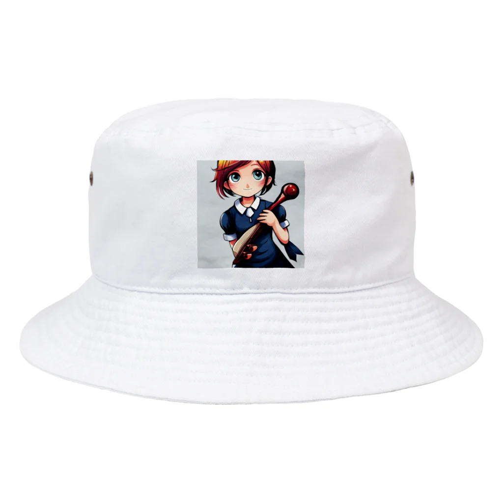 ほっこり絵音舎のオケ部入団希望の リンちゃん Bucket Hat