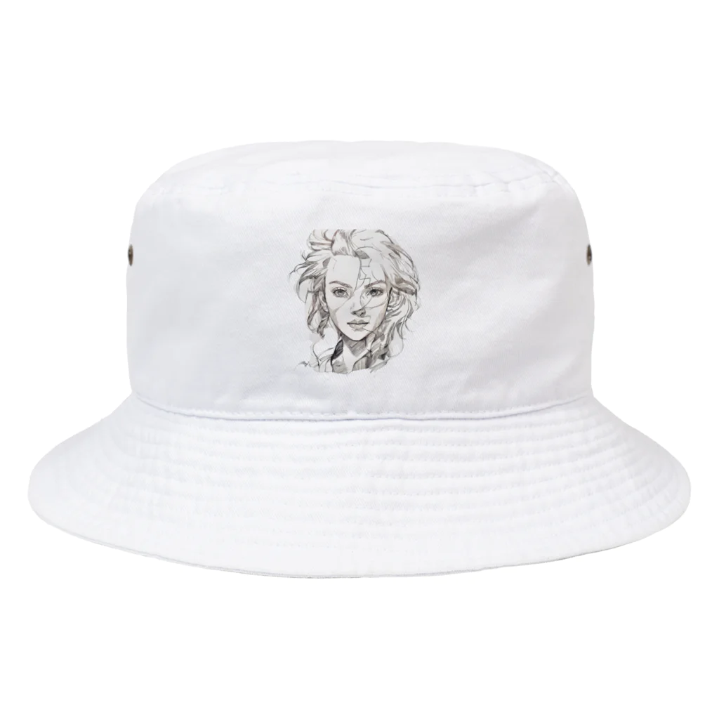 fashion-forwardのエロカッコイイ女性 Bucket Hat