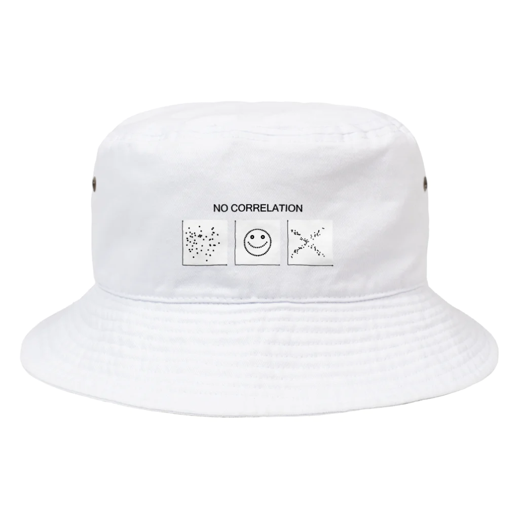 WAKARA_DesignのNo Correlations Bucket Hat