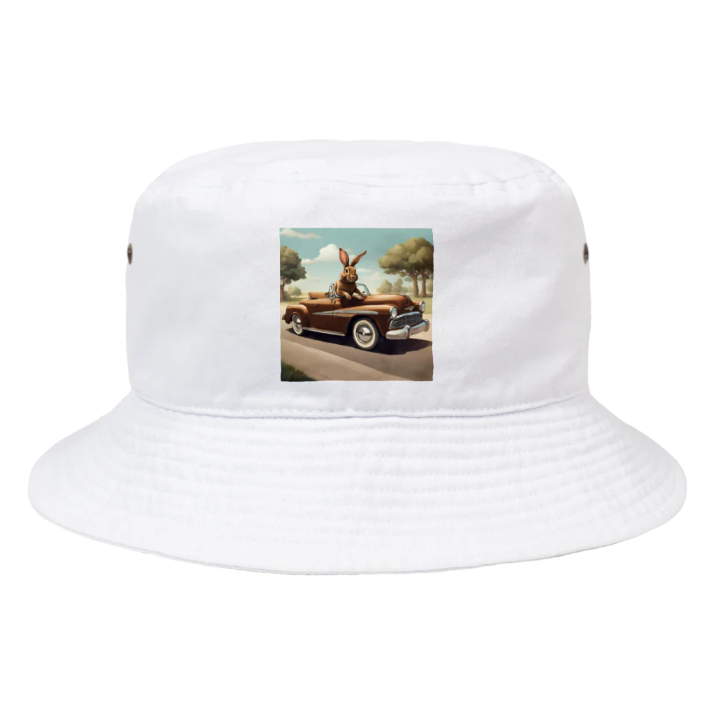 Sone Factoryのアメ車うさぎ Bucket Hat