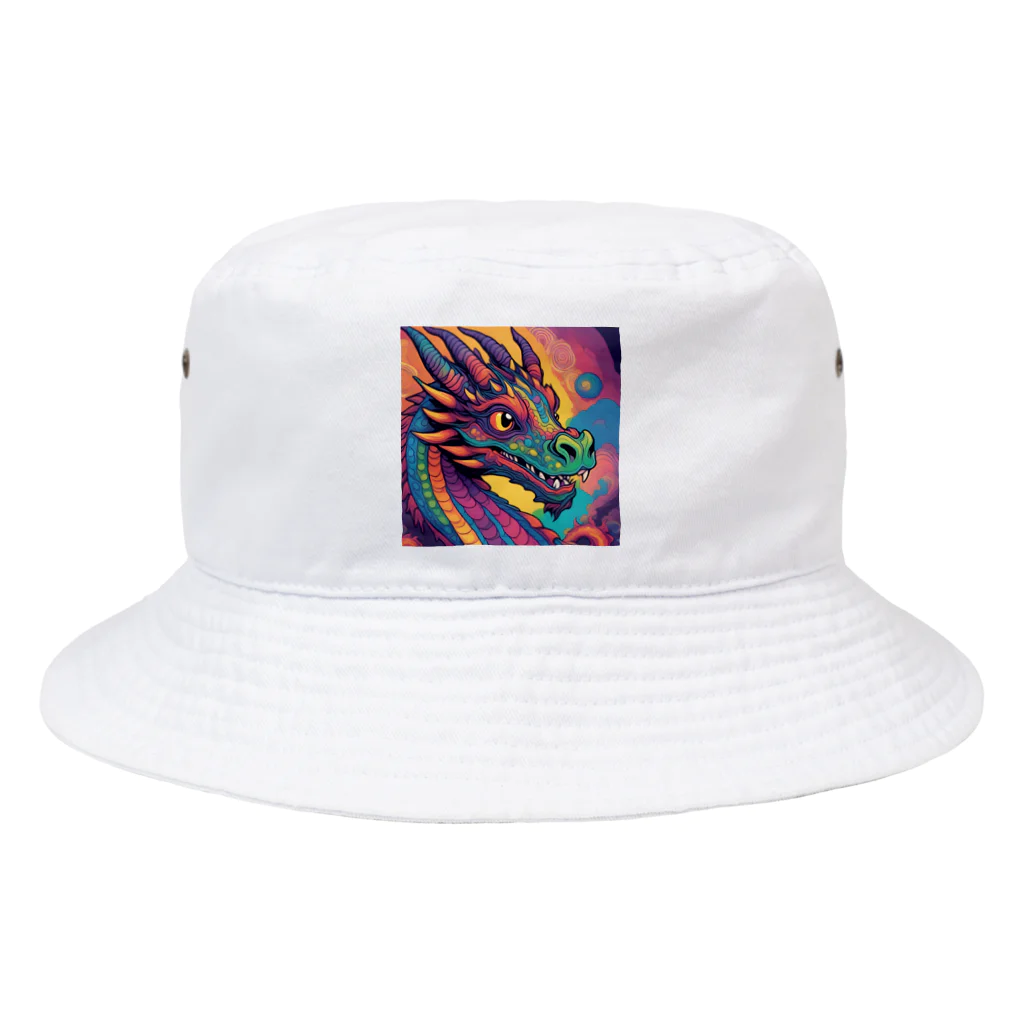 DORAGONIAのサイケドラゴン Bucket Hat