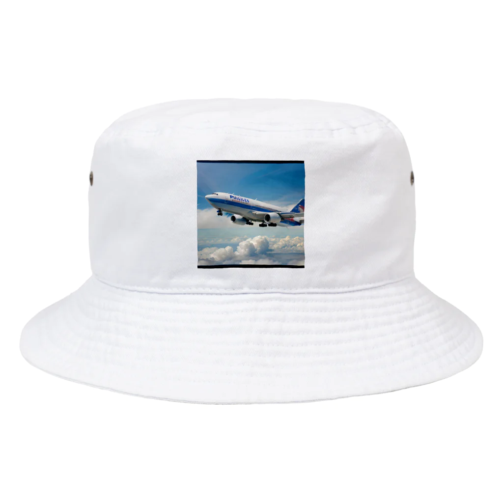 あかいはちのフィリピンの旅客機 Bucket Hat