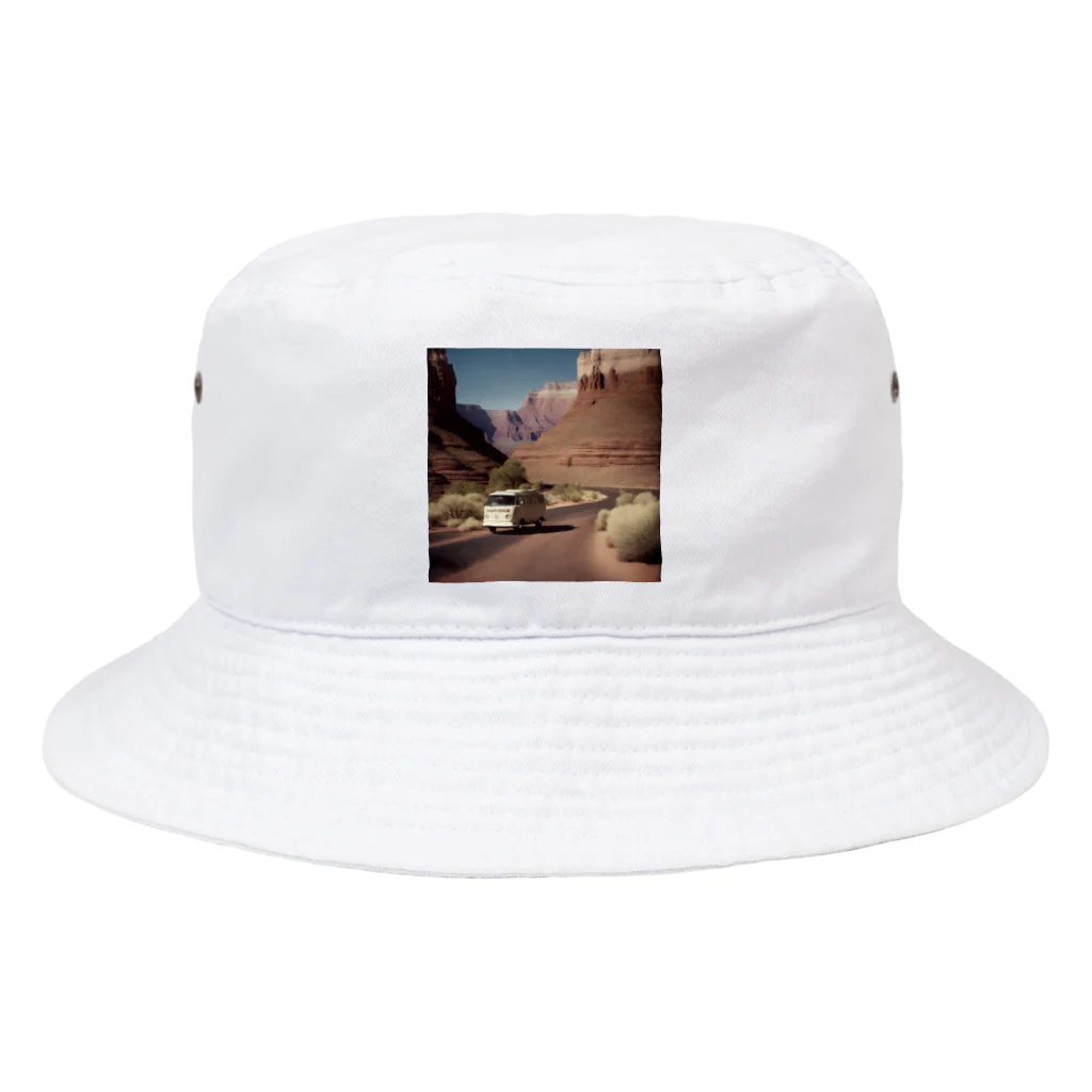 ta95のピラミッド（エジプト）を旅するワーゲンバス Bucket Hat