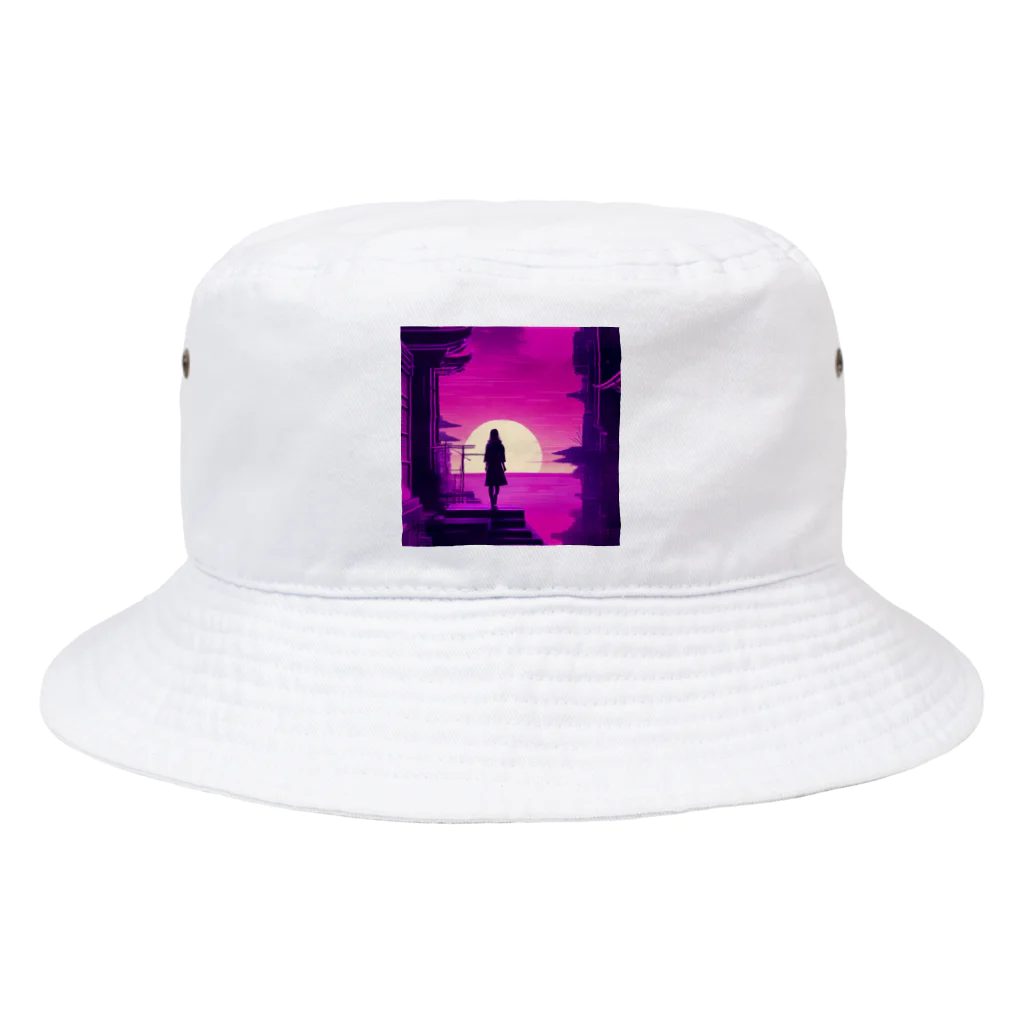 360の和風　サイバーパンク Bucket Hat