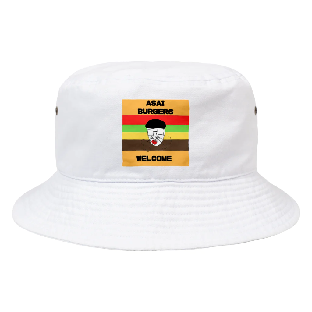 Shiumai_shopのあさいバーガー Bucket Hat