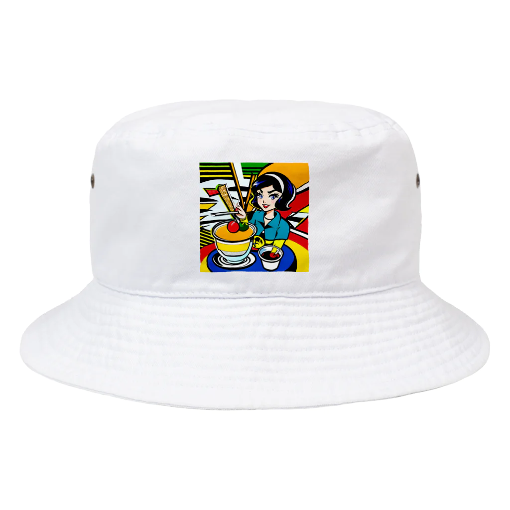 あかいはちの南国スイーツ Bucket Hat