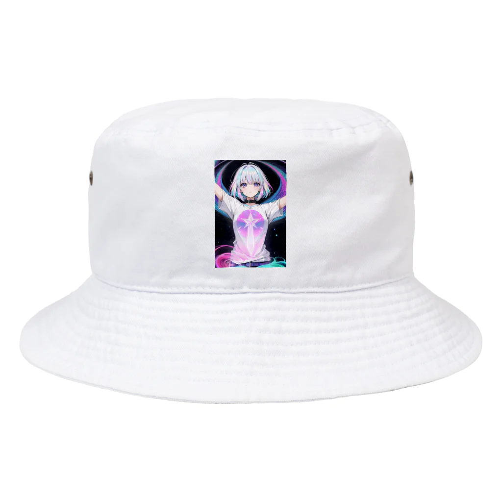 ほっこりアニメマートのかわいいイラストグッズ Bucket Hat