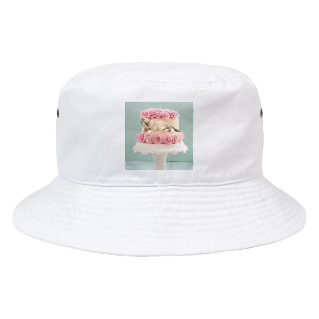 atelier_mogのケーキスタンド×ノア Bucket Hat