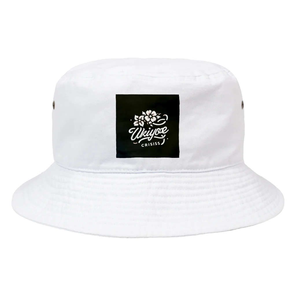 BILBILのUkiyE クライシスロゴシリーズ Bucket Hat