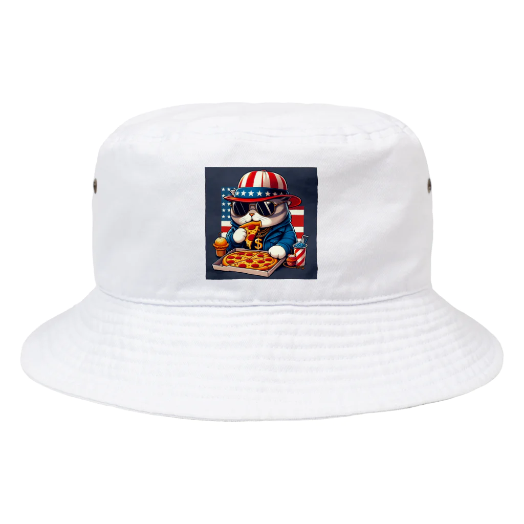 はまみるのファンキーなファット猫 Bucket Hat