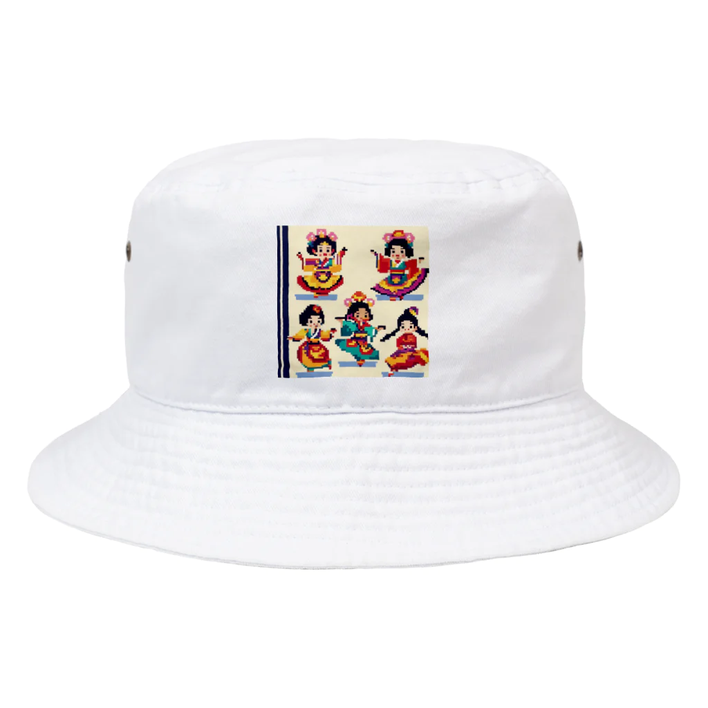 クロスクリエイティブの琉球の風に舞う Bucket Hat