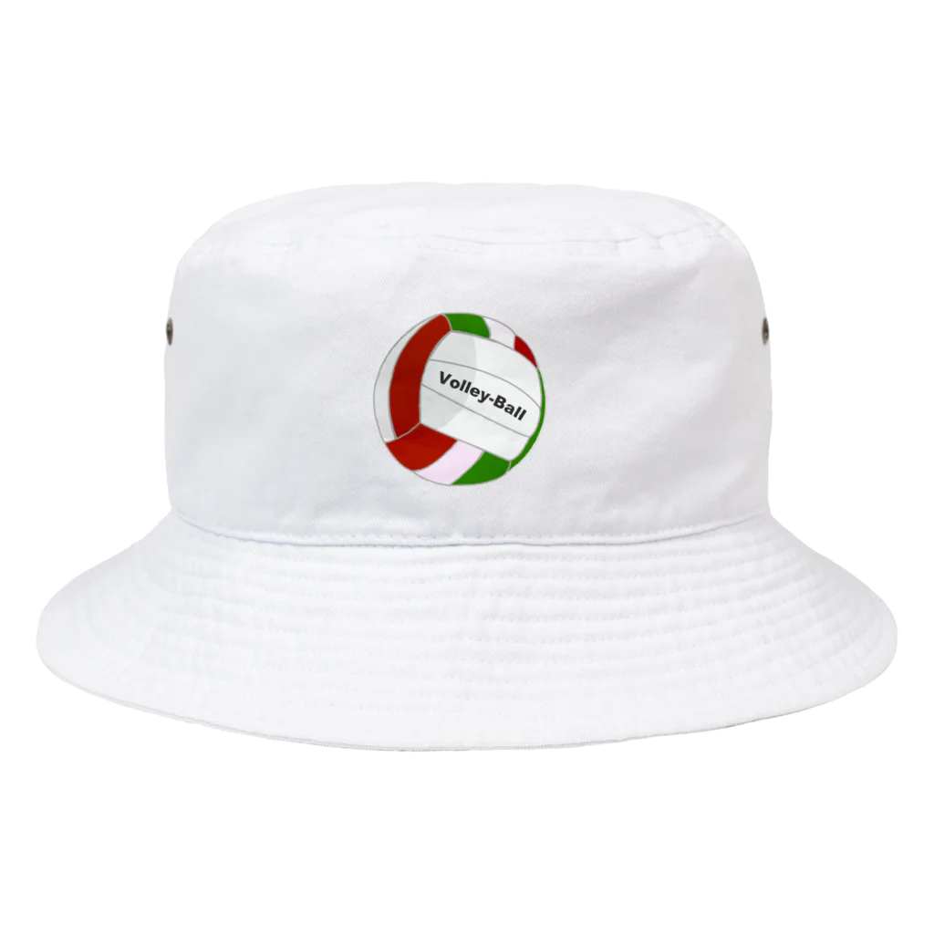 【volleyball online】のバレーボールのボールを象徴しています！ Bucket Hat