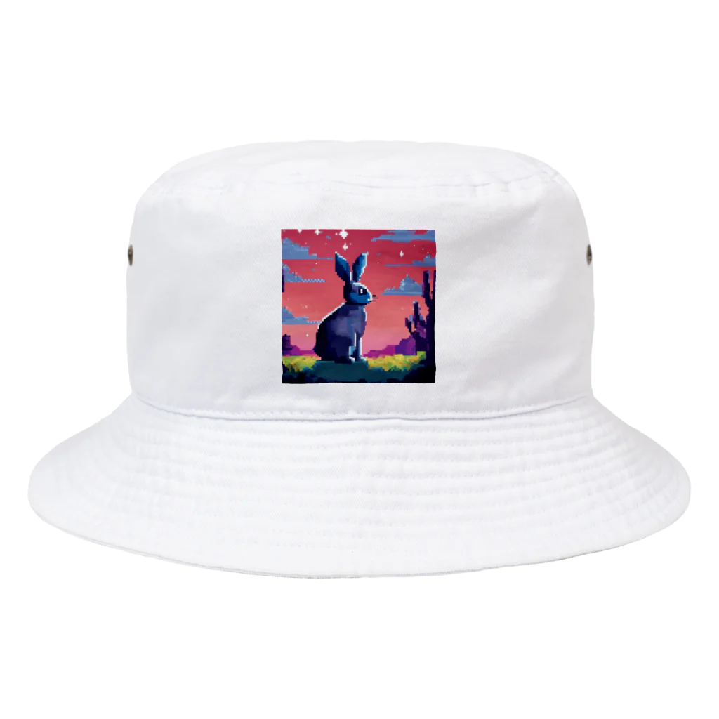 pasta69のたそがれるうさぎ Bucket Hat