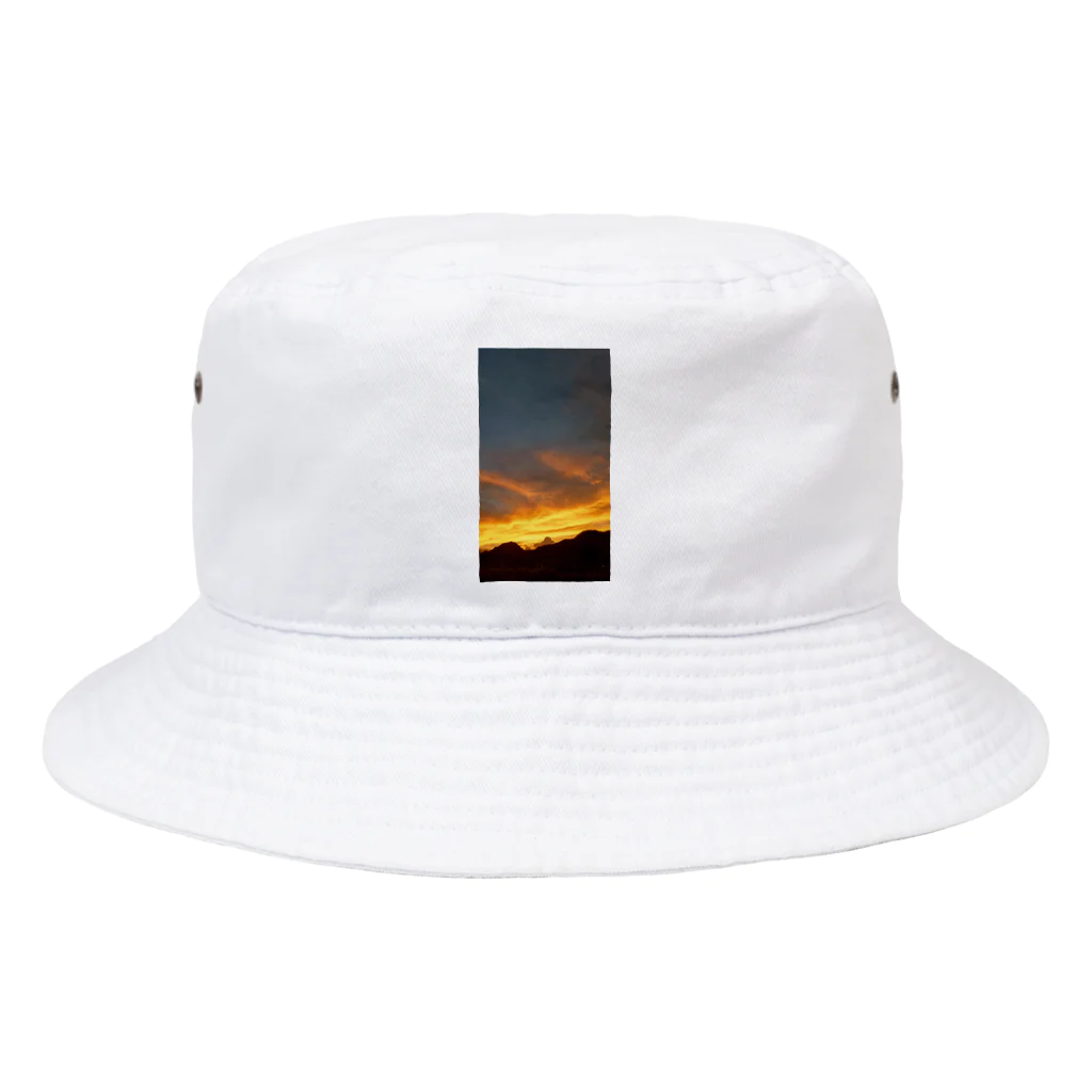 suzurinngの夕焼けスケッチ Bucket Hat