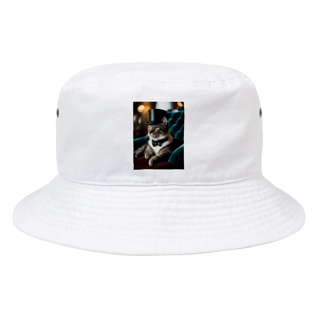 GoldCatの貴族猫 Bucket Hat