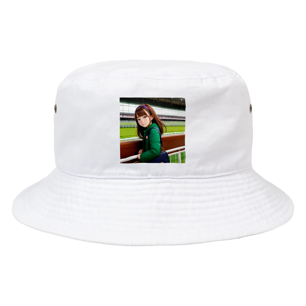 競馬大好きTBTショップ！の「競馬大好き！可愛い女の子が熱狂中！」 Bucket Hat