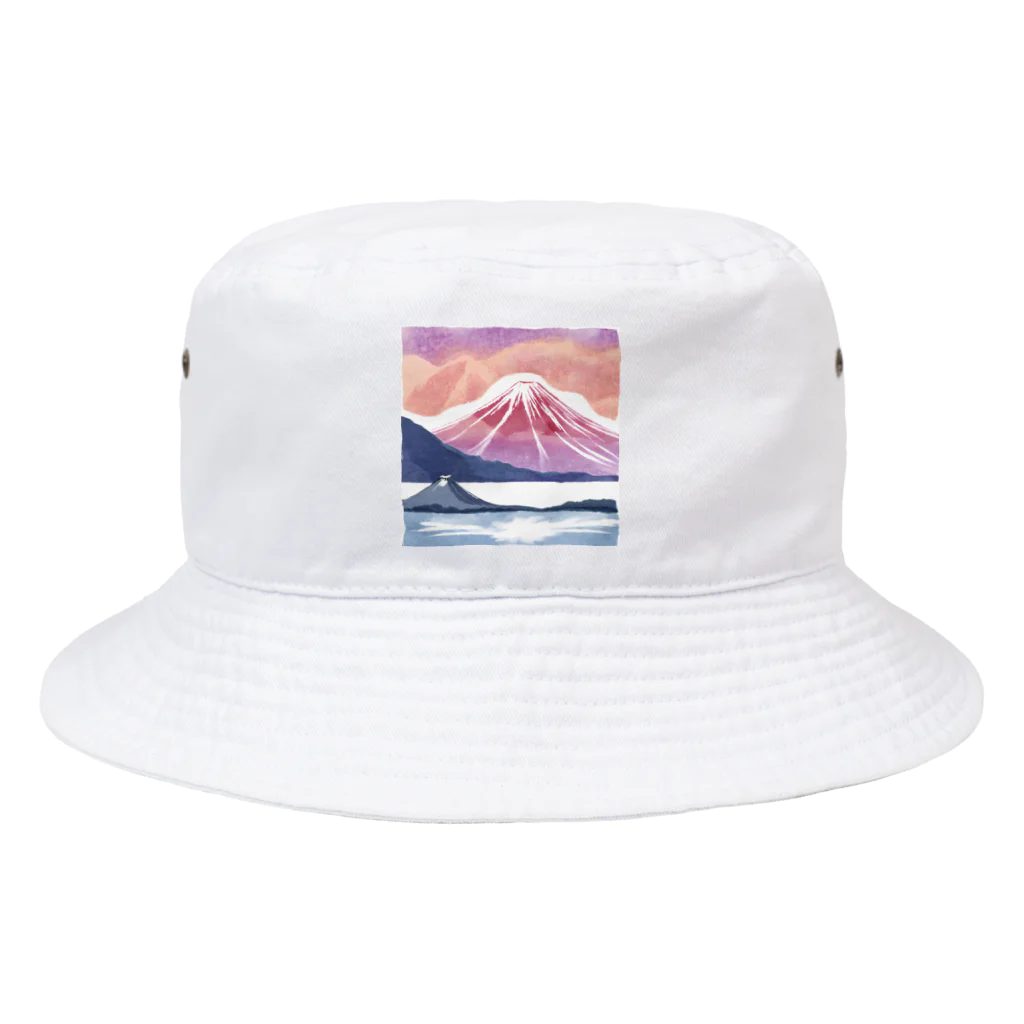 気分屋のものおき。のえも富士 Bucket Hat