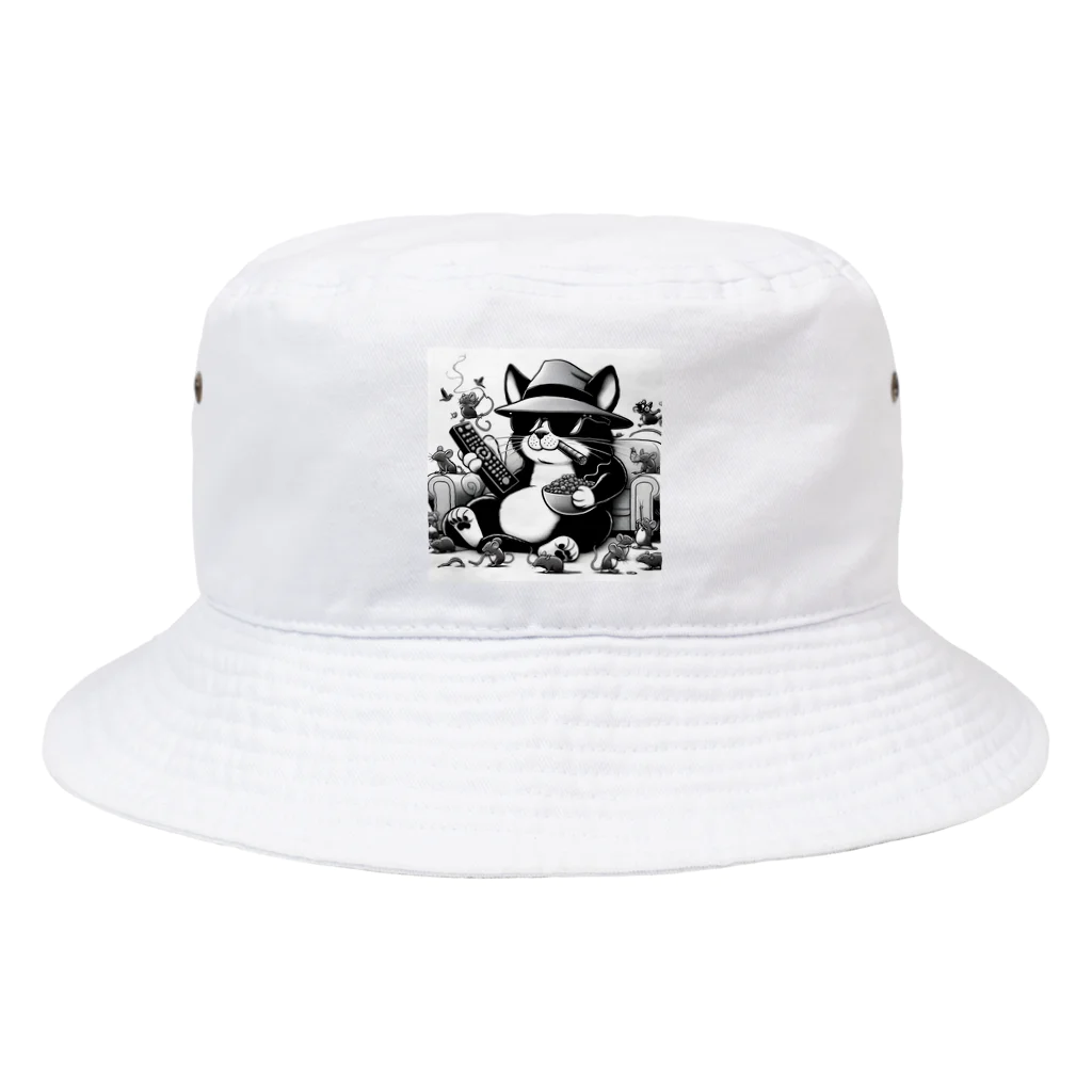 はまみるの白摂生なネコ Bucket Hat