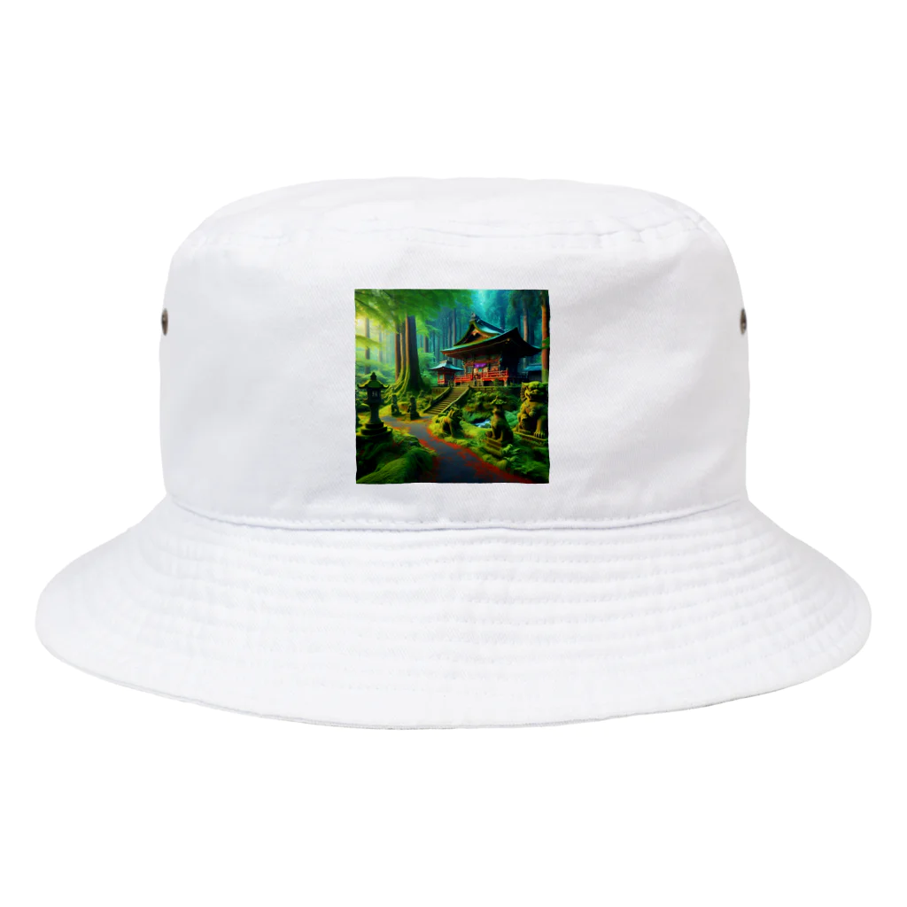「動物ミリ屋」の新緑の癒し Bucket Hat