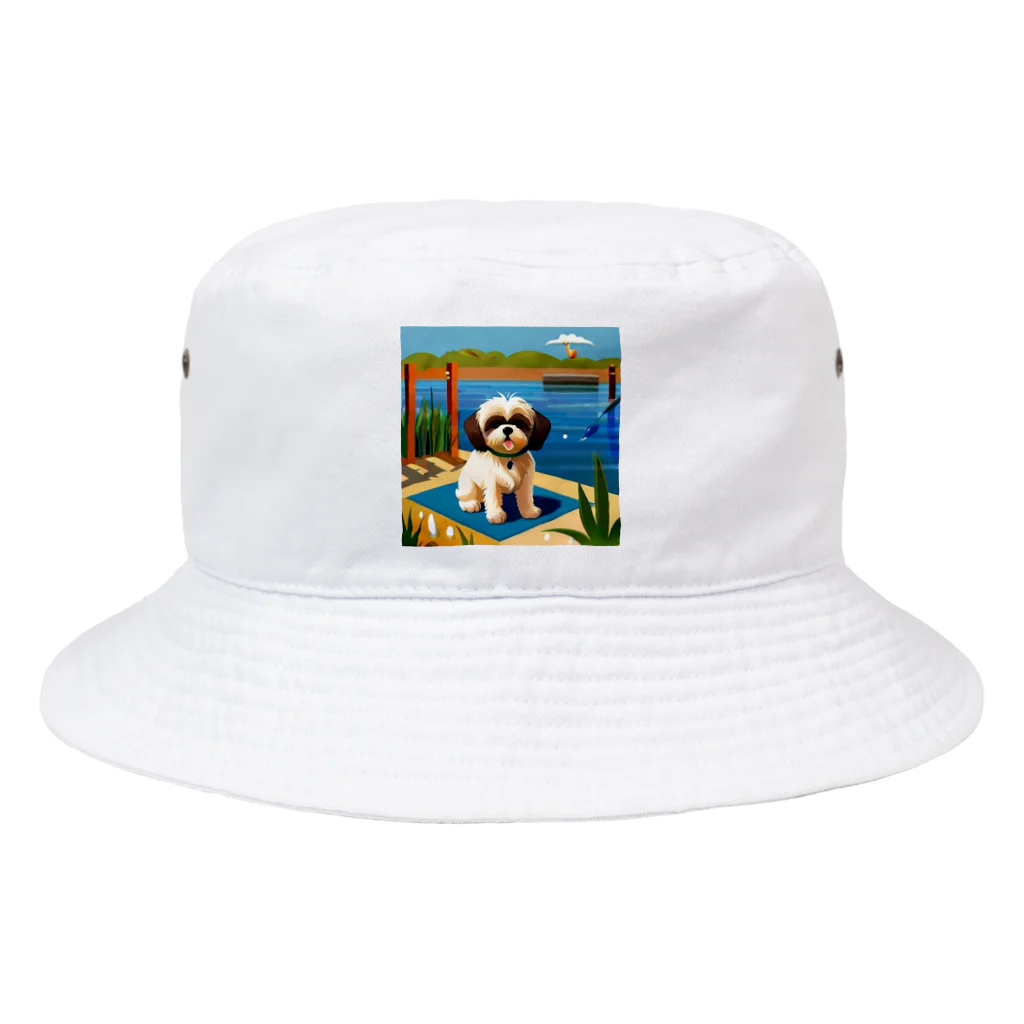 小物屋の夏色シーズー Bucket Hat