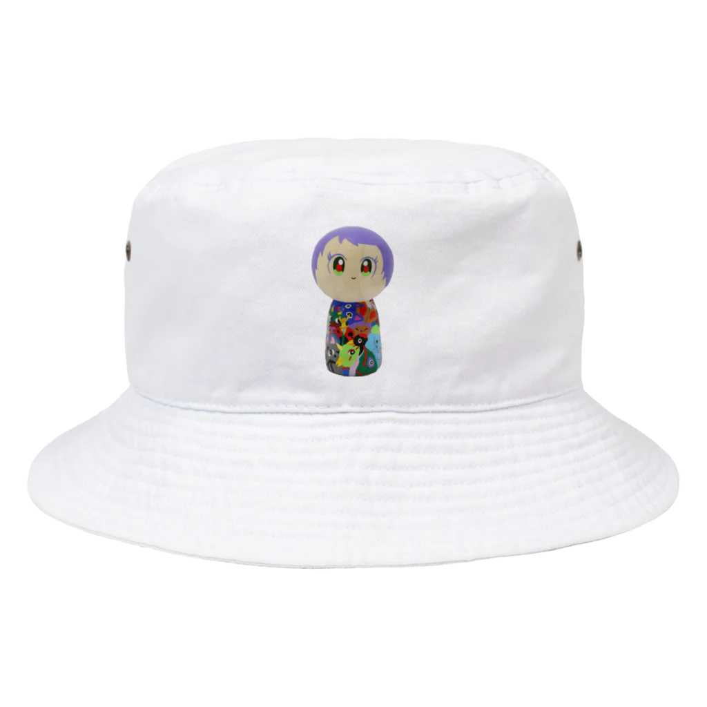 こけしガールズのこけしガールズ　リボンちゃん Bucket Hat