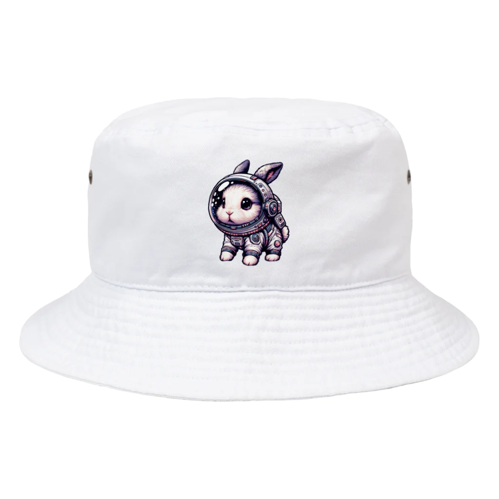 うさぎの足跡🐾のさぁ宇宙へ　うさぴ Bucket Hat