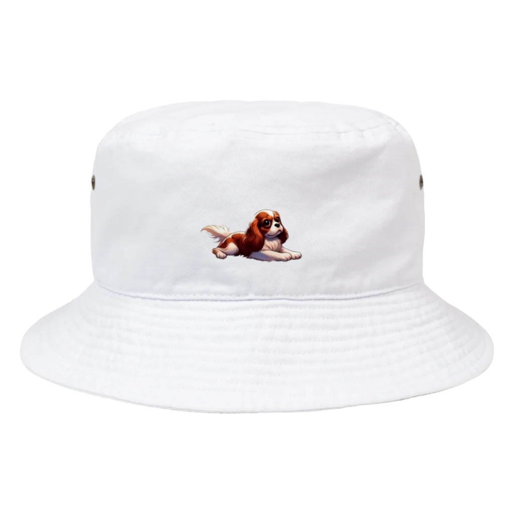 キャバリアMyラブのふせ！ブレンハイム Bucket Hat