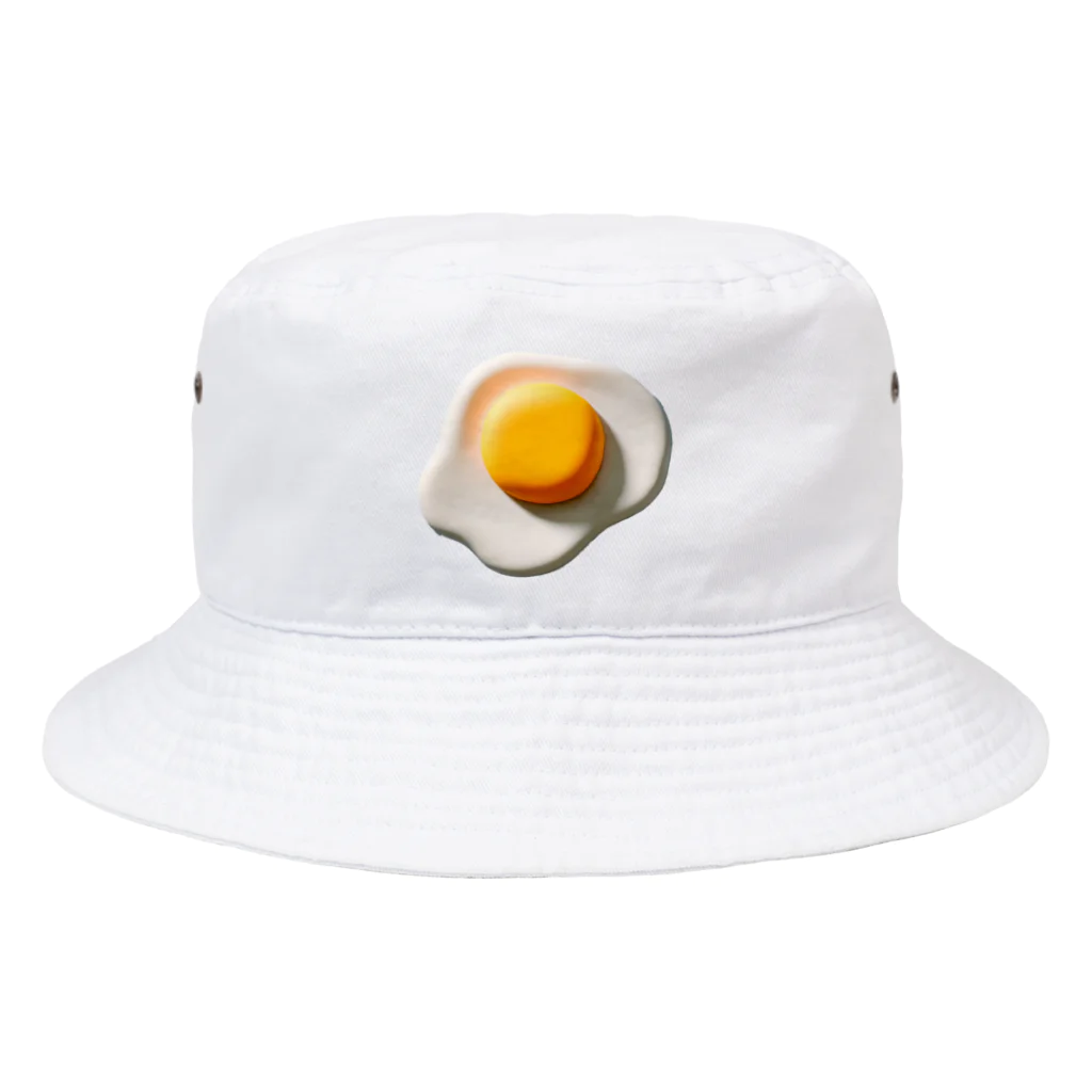 クレイアートグッズの【しゅんち堂】の目玉焼き Bucket Hat