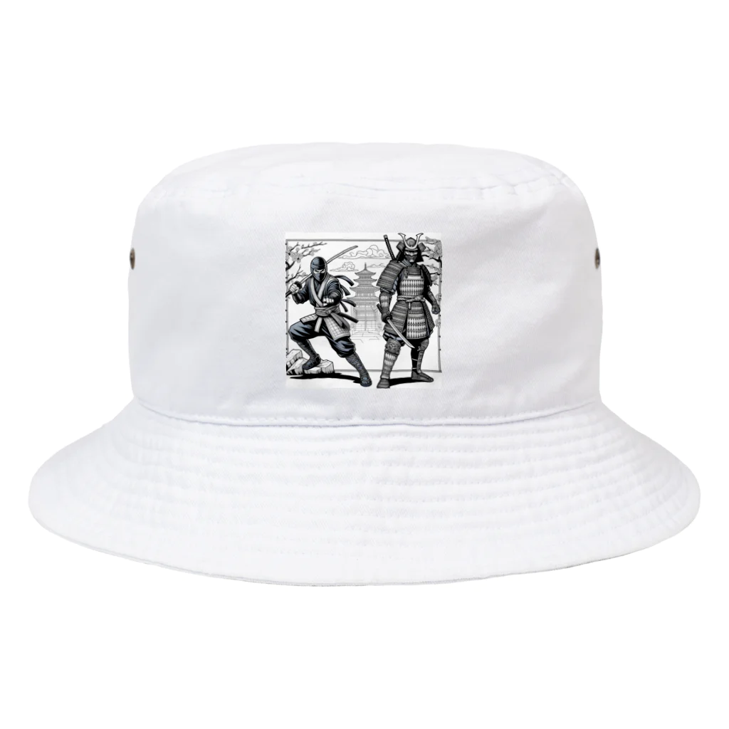 マイティのninja & samurai Bucket Hat