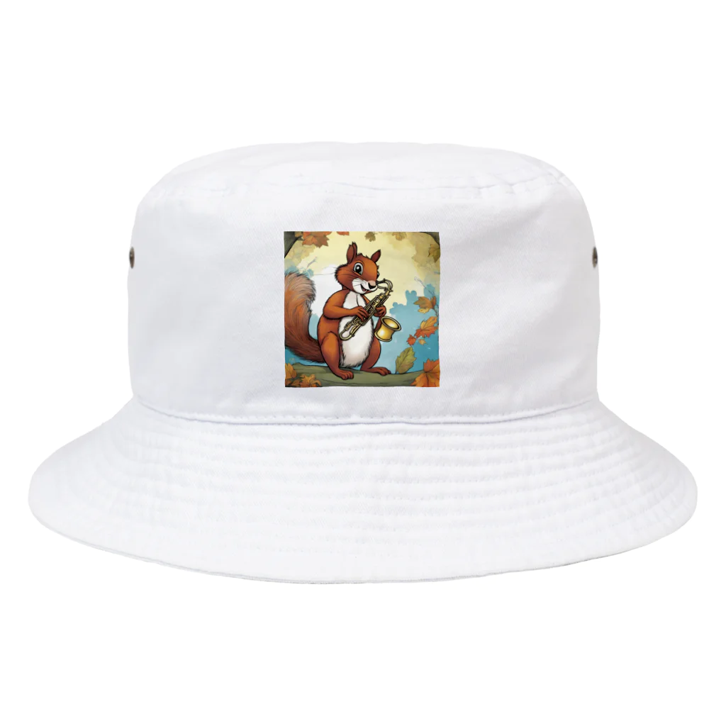 mari0909のリスがサックスを Bucket Hat