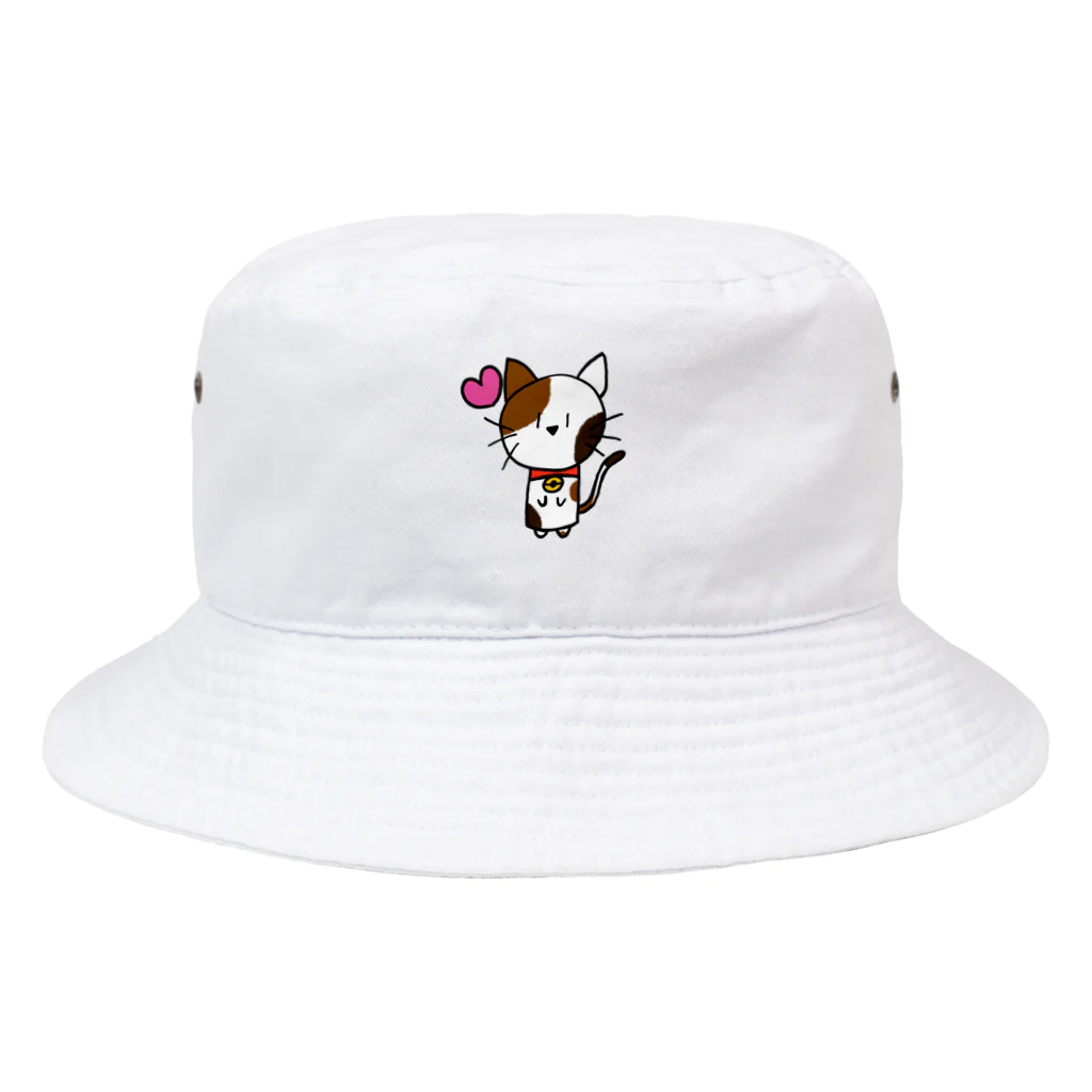 ねこ日和のねこ日和（ぶち猫） Bucket Hat